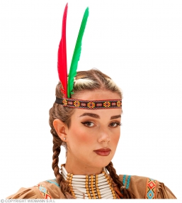 Αποκριάτικη κορδέλα Ινδιάνου με φτερά από την εταιρία Epilegin. Αποκριάτικη κορδέλα Ινδιάνου με φτερά από την εταιρία Epilegin.