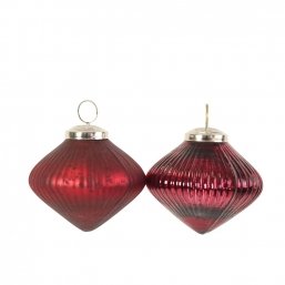 Γυάλινο κρεμαστό στολίδι Ρομβος Matte Red 9,5cm από την εταιρία Epilegin. Γυάλινο κρεμαστό στολίδι Ρομβος Matte Red 9,5cm από την εταιρία Epilegin.