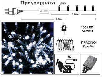 100 Led 31V  & / .   -  5m