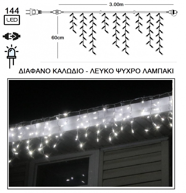    Led 31V 144L /  -  3.00 x 0.60m    Epilegin. 