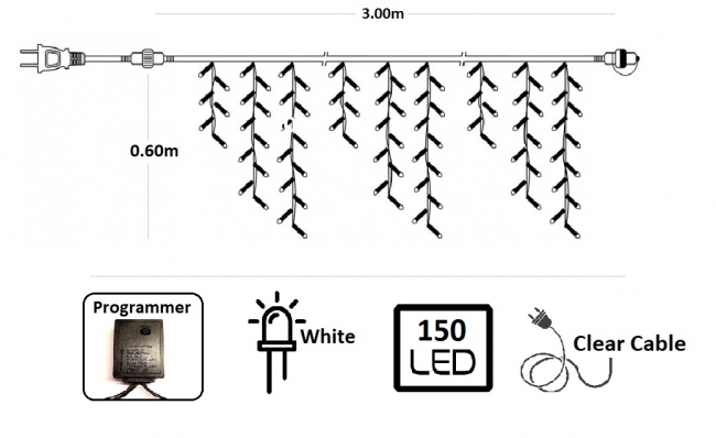  150L   LED 3m  &       Epilegin. 