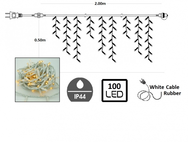     IP44 Led 100L   - Warm 2.00 x 0.50m    Epilegin. 