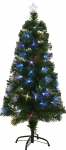  Χριστουγεννιάτικο δέντρο Οπτική Ινα Led Multi 1.20m 