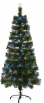  Χριστουγεννιάτικο δέντρο Οπτική Ινα Led Multi 1.50m 