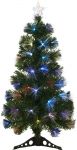 Χριστουγεννιάτικο δέντρο Οπτική Ινα Led Multi 0.90m 
