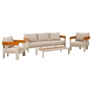 ������ ���������� Teak Effect 4pcs "Molto" Rustin 