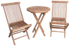  Set 3pcs  & 2  Teak Seminyak Round 