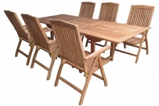  Set 7pcs  & 6  Teak Seminyak Expendable 