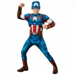  Αποκριάτικη στολή Captain America Deluxe 