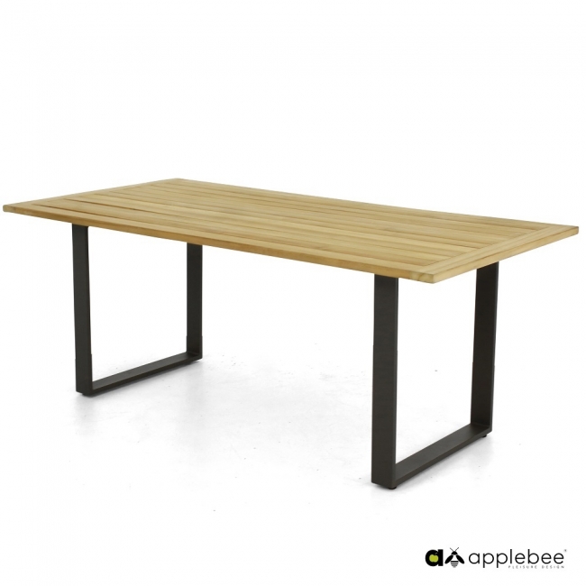 Τραπέζι Applebee Αλουμίνιο & Teak Condor 190X95cm από την εταιρία Epilegin. 