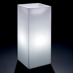  Lyxo Design Led Cosmos Luminous square pot  40x80cm    Epilegin.
