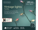  180 Led Vintage lights Twinkle &   -  18m 