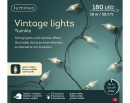  180 Led Vintage lights Twinkle &   - Warm 18m 
