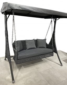 Κούνια Rattan 5mm Round Wicker Mecca Dark Grey από την εταιρία Epilegin. Κούνια Rattan 5mm Round Wicker Mecca Dark Grey από την εταιρία Epilegin.