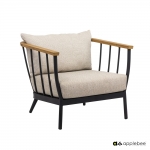  Lounge chair Applebee Αλουμίνιο & Teak Condor 78X81X64cm 