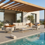  ������ ���������� Teak Effect 4pcs "Molto" Rustin 