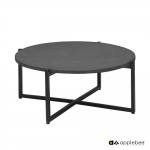  Coffee table Applebee Αλουμίνιο & Concrete Soul D 74X30cm 