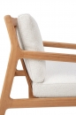  Teak Jack outdoor lounge chair off white 76X90cm 