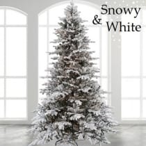 Λευκά - Χιονισμένα Χριστουγεννιάτικα Δέντρα